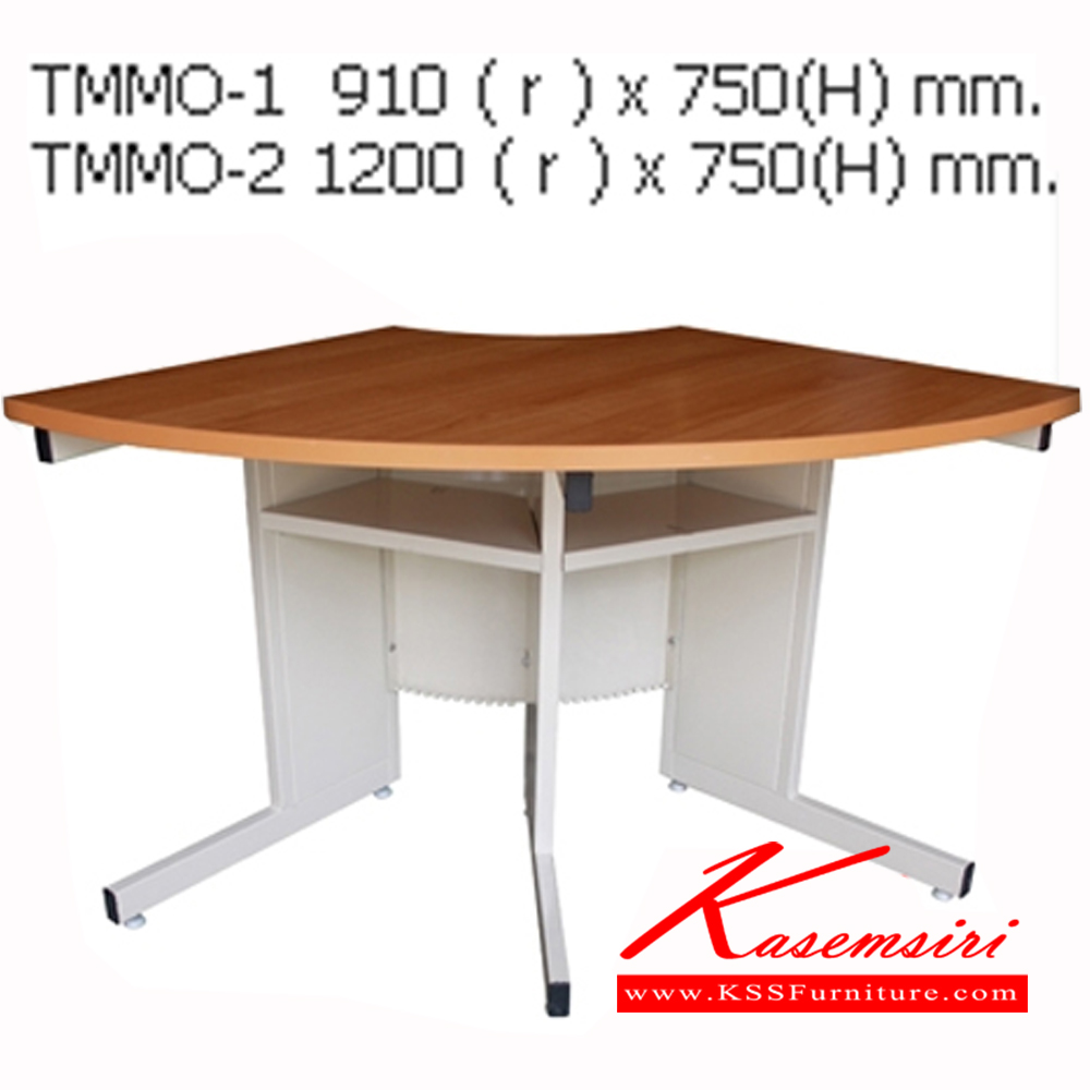 61049::TMMO-1::โต๊ะประชุม TOPไม้เมลามินลายไม้เชอร์รี่/ไม้เมลามินลายไม้บีช/โฟเมก้า TMM0-1 ขนาด รัศมี900xลึก600xสูง750 มม. โต๊ะประชุม NAT