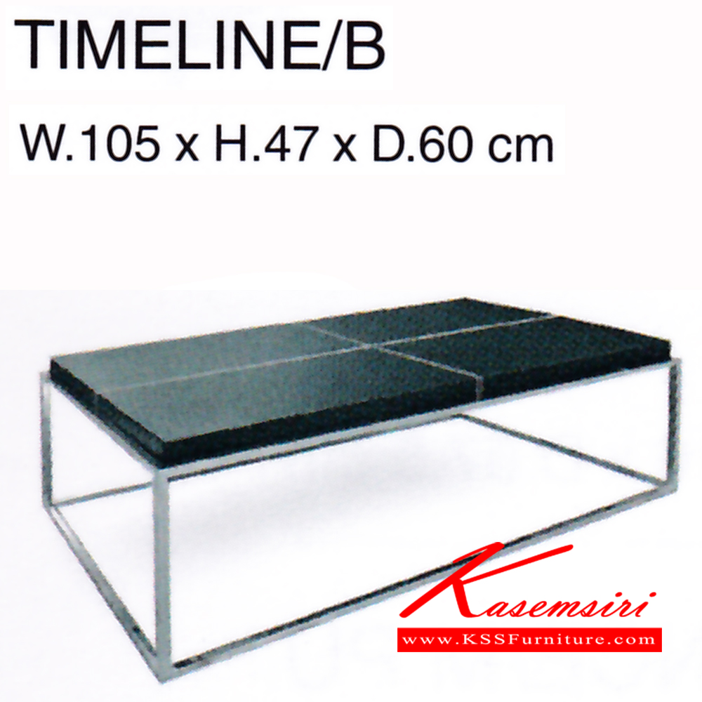 95020::TIMELINE-B::โต๊ะกลางโซฟา รุ่น TIMELINE-B ขนาด ก1050xล600xส470มม. ท๊อปหนังKK โครงสเเตนเลส เพอร์เฟ็คท์ โต๊ะกลางโซฟา