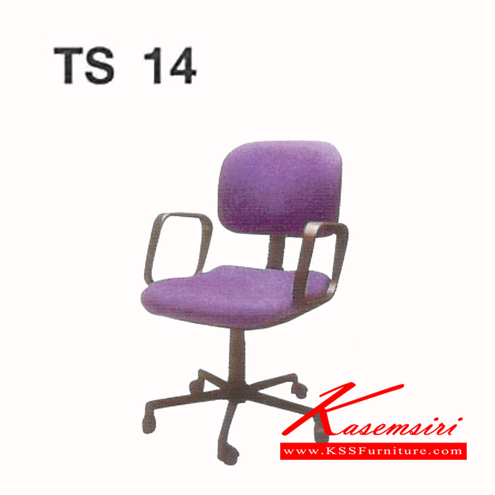 45340090::TS-14::เก้าอี้ รุ่นTS-14 หุ้มหนัง2แบบ(หนังเทียม,ผ้าฝ้าย/หนัง) เก้าอี้สำนักงาน PP