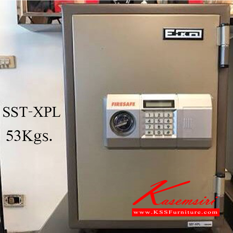 21015::SST-XPL::ตู้เซฟนิรภัยขนาดเล็ก ระบบดิจิตอล สามารถบันทึกหมายเลขได้ตั้งแต่ 2-8 หลัก (100 ล้านเลขหมาย) ทำงานด้วยระบบถ่าน AA จำนวน 4 ก้อน สีที่ใช้พ่นตู้นิรภัยคือ สีอะคริลิกแฮมเมอร์(ACRYLIC HAMMER) /ขนาดภายนอก 34.4W*42.9D*51.2H cm. ขนาดภายใน 21.4W*26.7D*35.4H cm. ภายในม