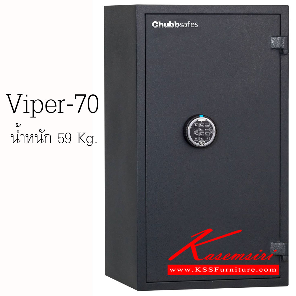 624655685::VIPER-70::ตู้เซฟ Chubbsafes รุ่น Viper 70
น้ำหนัก 59 กิโลกรัม
ขนาดภายนอก 445x390x800 มม.
ขนาดภายใน 355×281×710 มม. ตู้เซฟ ชับบ์เซฟ