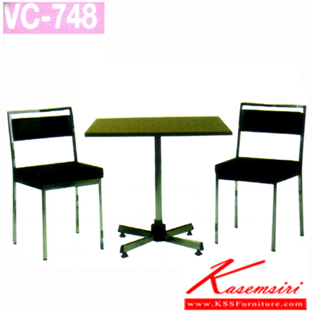 87002::VC-748::A VC dining chair with PVC leather seat and chrome base. Dimension (WxDxH) cm : 39x49x84