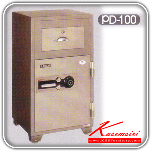 664960096::PD-100::ตู้เซฟลีโก้ มี มอก.250 กิโล ขนาด ก590xล593xส1116 มม. ตู้เซฟ Leeco