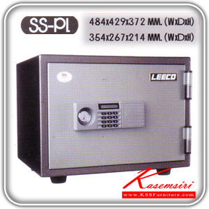 191660068::SS-PL::A Leeco safe with TIS standard. Dimension (WxDxH) cm : 48.4x42.9x37.2. Weight 53 kg