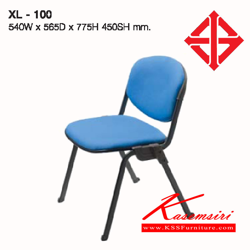 81050::XL-100::A Lucky guest chair with painted frame and PVC leather/wool fabric seat. Dimension (WxDxH) cm : 54x57.5x77.5