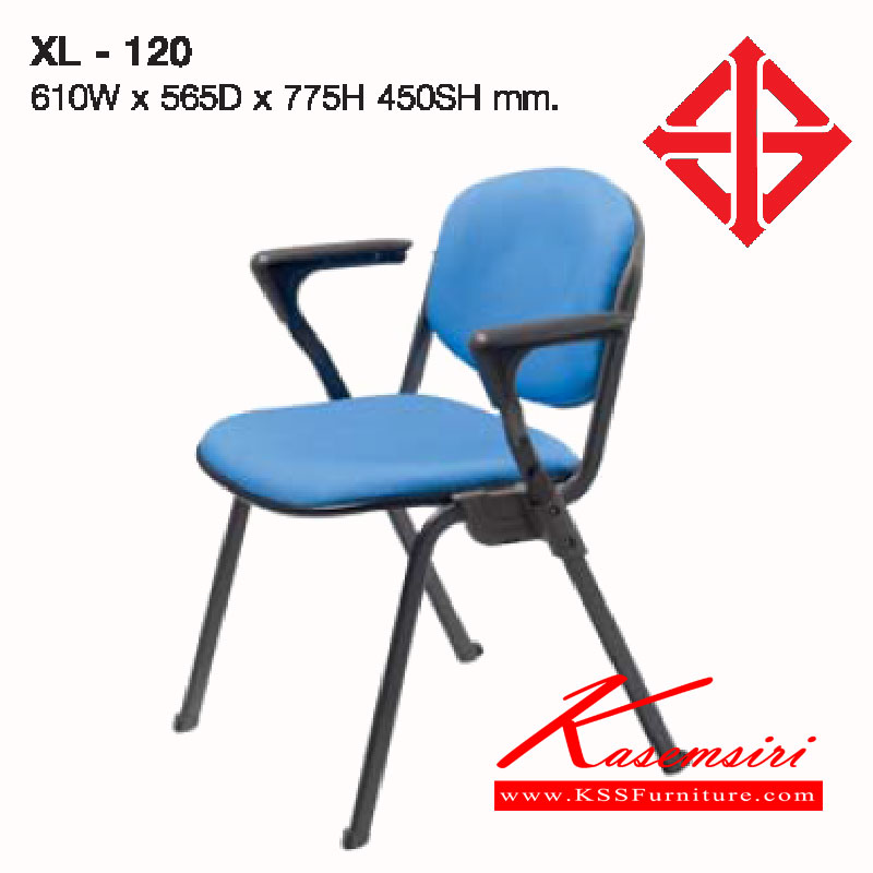 27008::XL-120::A Lucky guest chair with painted frame and PVC leather/wool fabric seat. Dimension (WxDxH) cm : 61x56.5x77.5