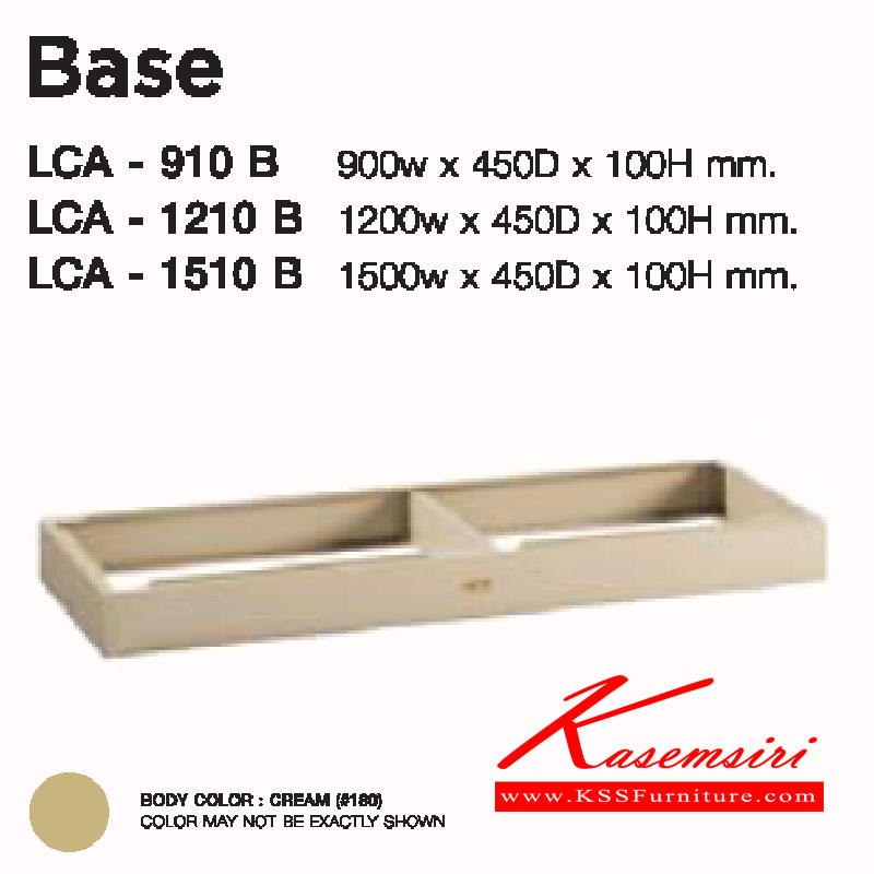 54030::LCA-910B-1210B-1510B::A Lucky cabinet base. Available in 3 sizes. Accessories