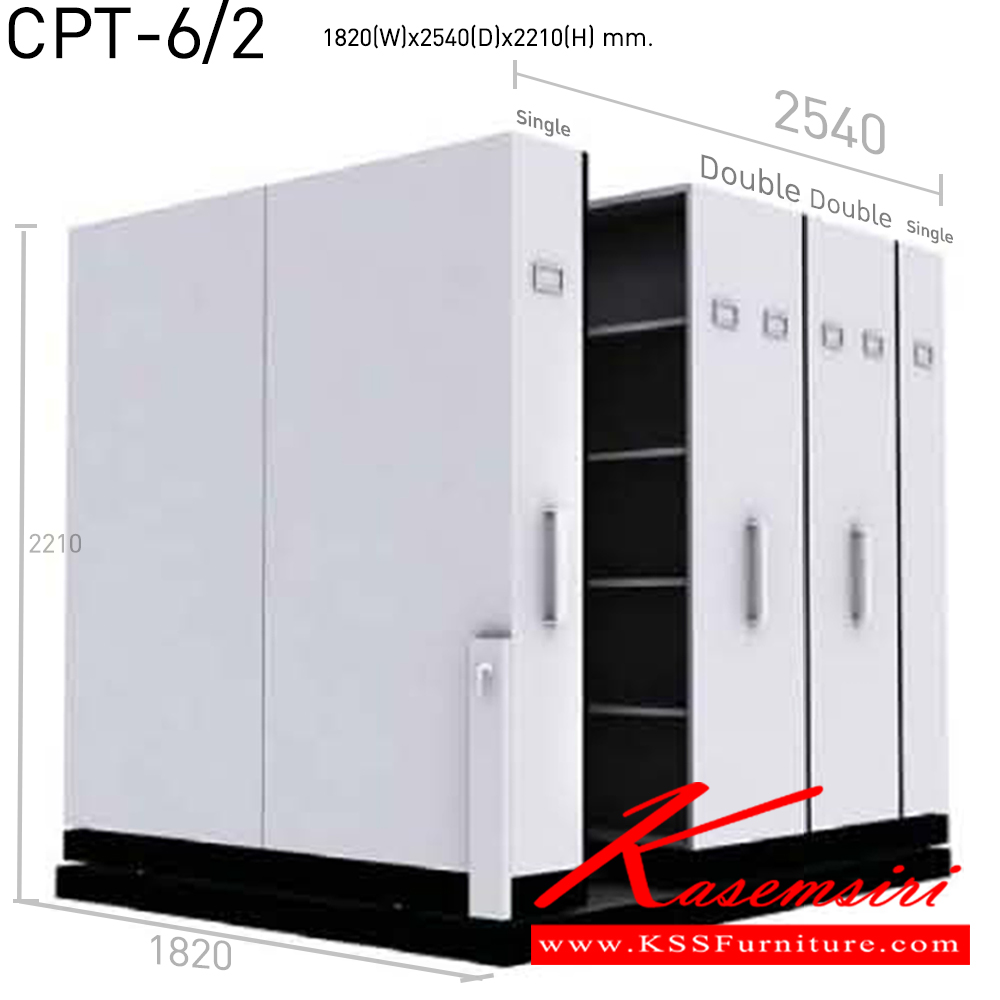 42033::CPT-2::A NAT steel cabinet with sliding tracks. Available in 3 colors : Grey, Grey-Bureau and Cream Metal Cabinets NAT 