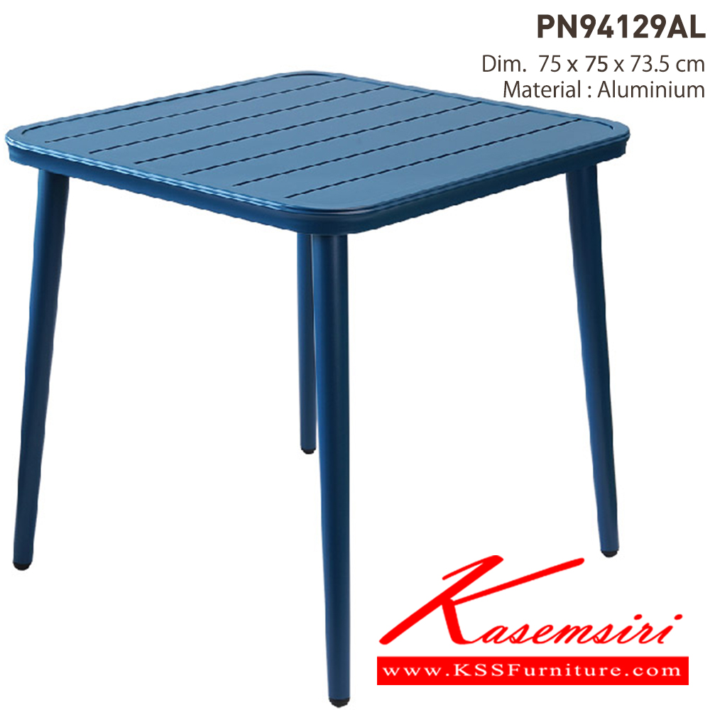 21042::PN92654AL-Q110::- โต๊ะอะลูมิเนียม พ่นสี สีสันหลากหลายสวยงาม
- เคลื่อนย้ายง่าย ทนทาน น้ำหนักเบา 
- ใช้งานได้ทั้งภายนอกและภายในอาคาร ดีไซน์สวย
- ขาโต๊ะมีจุกยางรองกันลื่น ไพรโอเนีย โต๊ะสนาม Outdoor