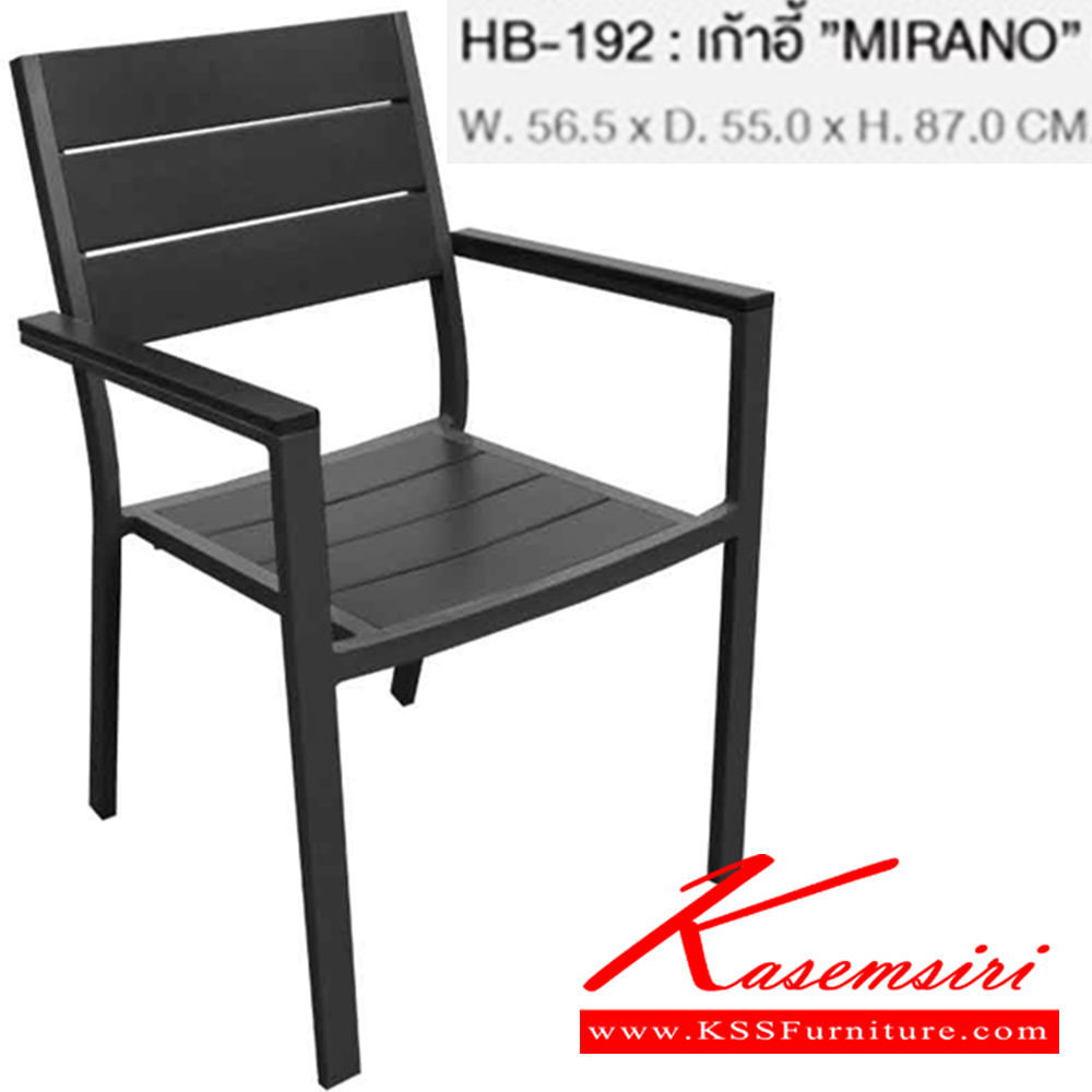 83080::HB-192::A Sure multipurpose chair. Dimension (WxDxH) cm : 56.5x55x87. Available in Black