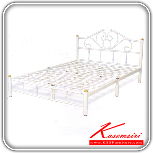 60448048::BS-11::A Tokai steel bed. Dimension (WxDxH) cm : 206x150x80 Metal Beds