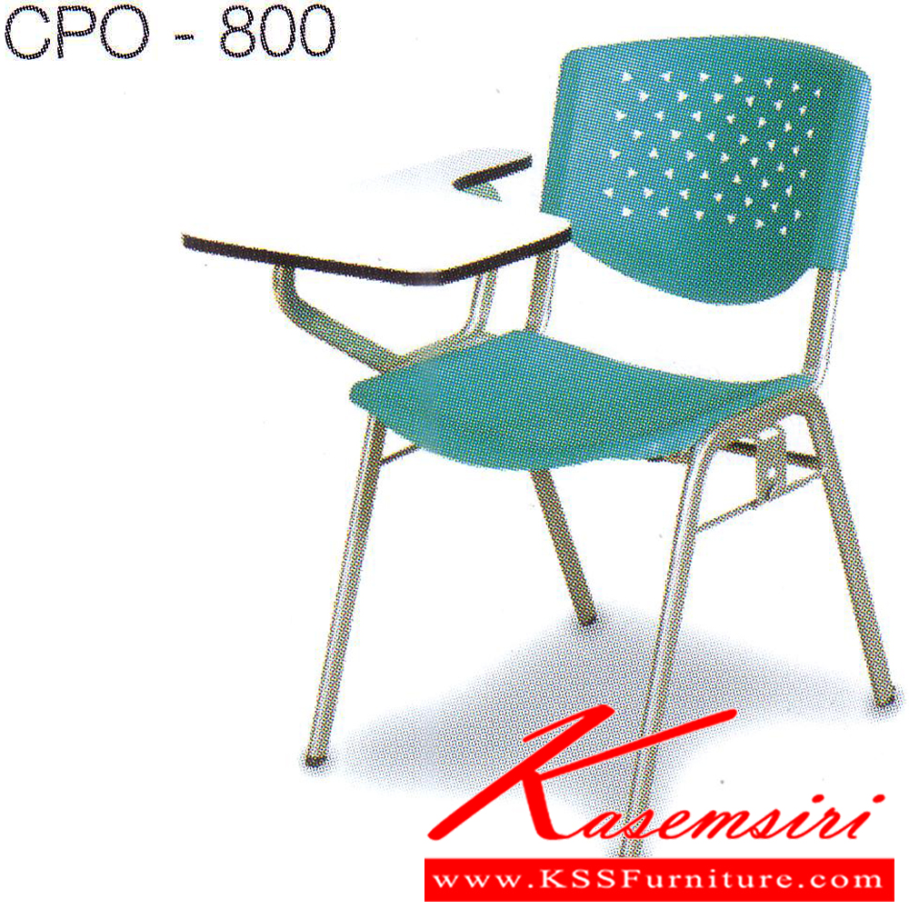 65028::CPO-800::A Tokai CPO-800 series lecture hall chair.