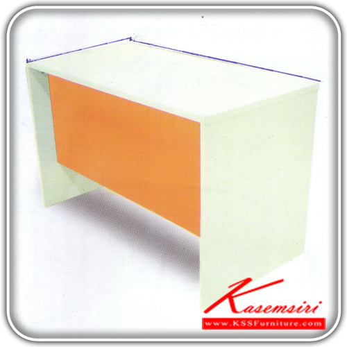 53399086::SD-01::A Tokai on-sale office table with melamine topboard. Dimension (WxDxH) cm : 60x122x75