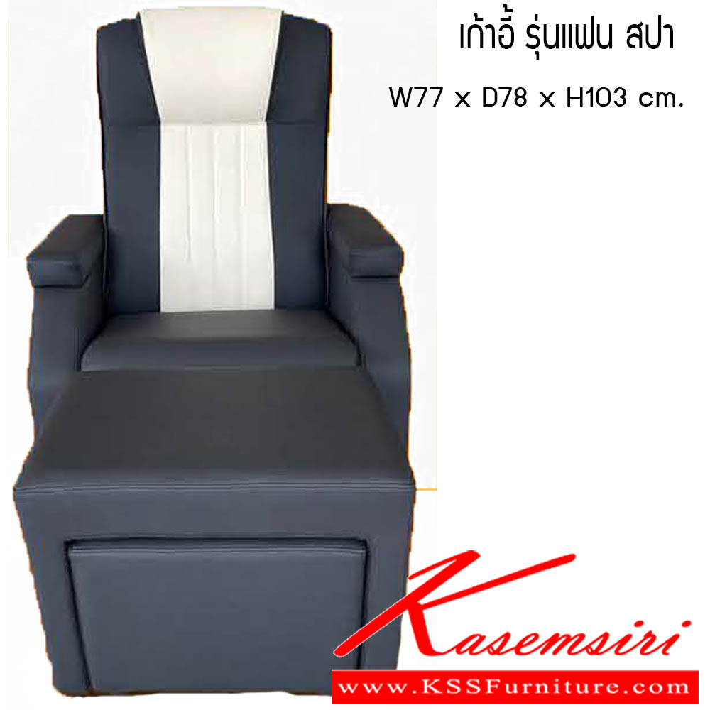 12580036::เก้าอี้รุ่นแฟน สปา::เก้าอี้รุ่นแฟน สปา ขนาด W77x D78x H103 cm. ซีเอ็นอาร์ เก้าอี้พักผ่อน