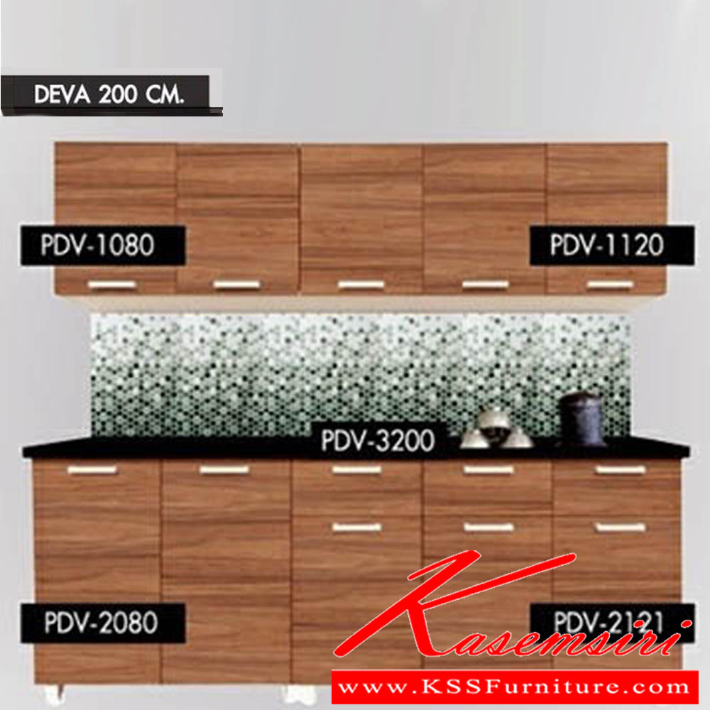 54440047::PDV-3200::แผ่ร TOP 200 M. ขนาดW200.0x D50.0x H3.8 cm. พรีลูด ชุดห้องครัว