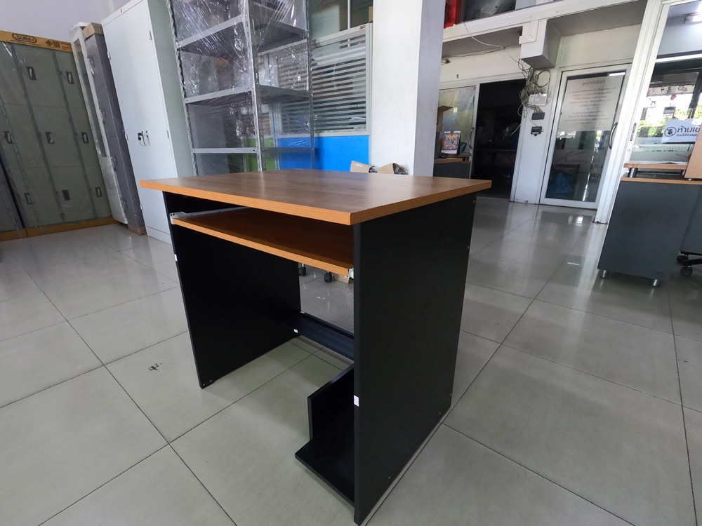 15042::C-080/4::โต๊ะคอมพิวเตอร์ ขนาด80x60x75ซม. บีที โต๊ะสำนักงานPVC