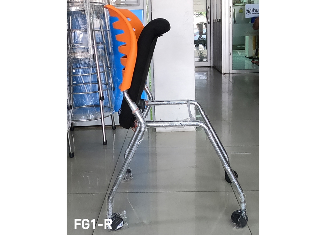 14043::FG1-R::เก้าอี้อเนกประส่งค์ รุ่น FG1-R ขนาด ก500xล570xส820ซม. วัสดุ PP/ผ้า เพอร์เฟ็คท์ เก้าอี้อเนกประสงค์