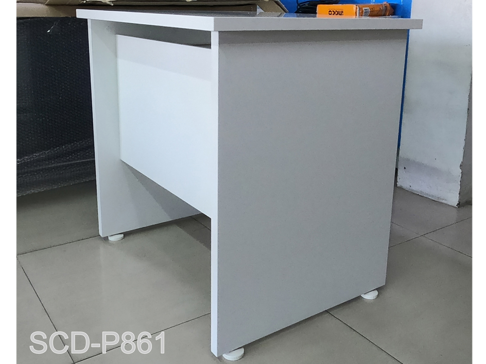 62044::SCD-P861::A Prelude melamine office table. Dimension (WxDxH) cm :80x60x75