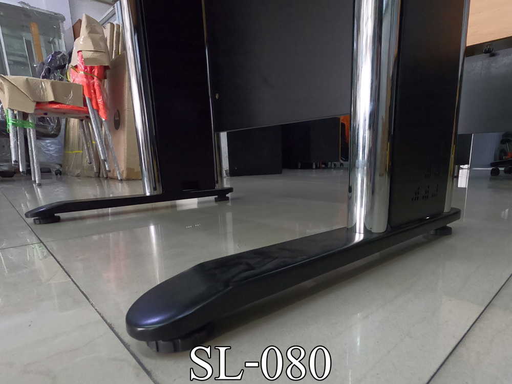 42056::SL-080,SL-080/75::โต๊ะทำงานโล่งขาเหล็กชุปโครเมี่ยม  SL-080 ขนาด ก800xล600xส750 มม. และ SL-080/75 ขนาด ก800xล750xส750 มม. สอบถามผลิตหน้าโต๊ะเมลามินสีอื่นได้ เลือกสีขาโต๊ะ3(สีขาว,สีเทา,สีดำ) บีที โต๊ะเหล็ก