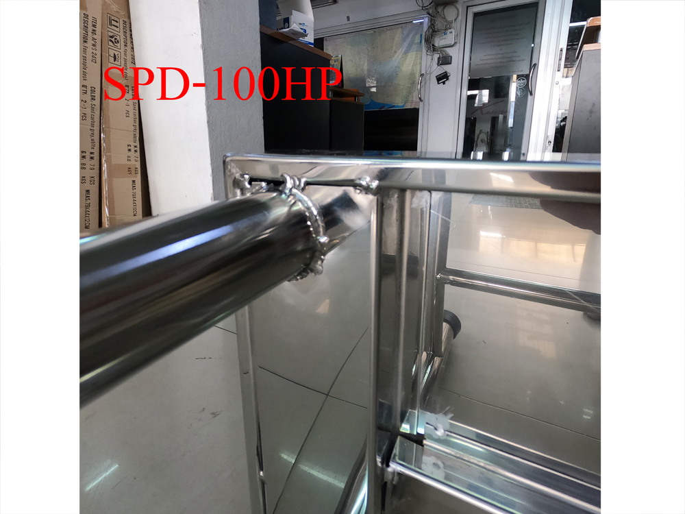 59094::SPD-100HP::ม้านั่งสแตนเลส ขนาด ก1000xล350xส450มม. หน้าเรียบสแตนเลสเกรด 304 ทั้งตัว หนา 1 มม. เอสพีดี เก้าอี้สแตนเลส