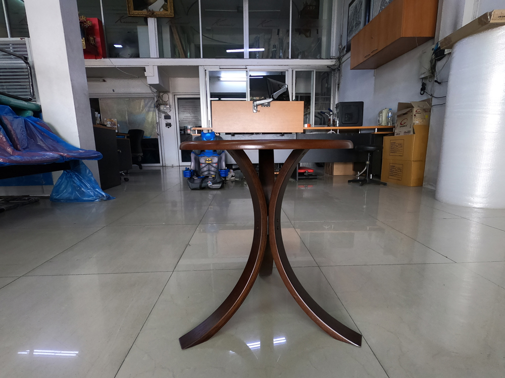 76041::TINA(ทีน่า)::โต๊ะข้างไม้ สีโอ๊ค ขนาด ก450xล450xส530มม. เบสช้อยส์ โต๊ะอเนกประสงค์