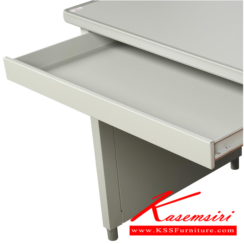 04057::DX-40-3-TG(เทาทราย)::โต๊ะทำงานเหล็ก 1.2 เมตร TG(เทาทราย) ขนาด 1200x692x740 มม. (กxลxส) โต๊ะทำงานหน้าโต๊ะพ่นสีอีพ๊อกซี่ ลัคกี้เวิลด์ โต๊ะทำงานเหล็ก