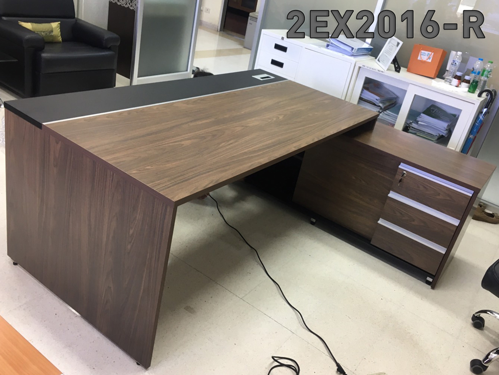 12027::2CF608-615-618-621::A Mo-Tech conference table. Available in 3 colors: Light Grey, Cherry-Dark Grey and Whitewood-Dark Grey MO-TECH Executive desk set