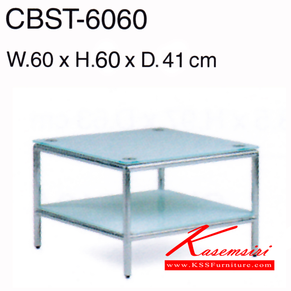 30035::CBST-6060::โต๊ะกลางโซฟา รุ่น CBST-6060 ขนาด ก600xล600xส410ซม. กระจกนิรภัย เพอร์เฟ็คท์ โต๊ะกลางโซฟา