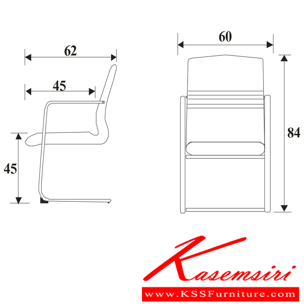 51550076::SR1-C::เก้าอี้ รุ่น SR1-C ขนาด ก600xล620xส840ซม. หนังเทียม/ ผ้าฝ้าย/ หนังแท้ เพอร์เฟ็คท์ เก้าอี้สำนักงาน