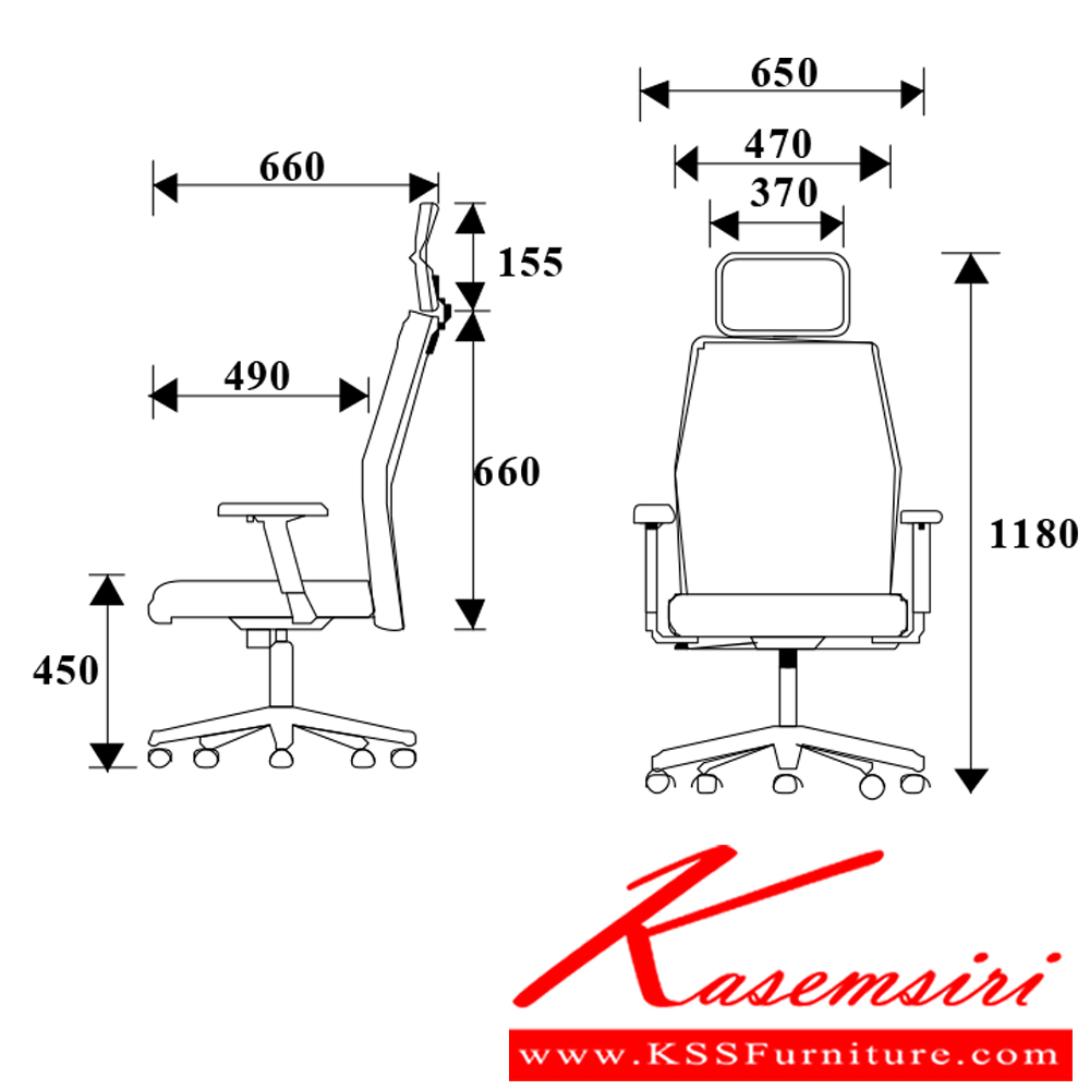 971089080::SU-HP::เก้าอี้สำนักงาน รุ่น SU-HP ขนาด ก650xล660xส1180ซม. ผ้าฝ้าย เพอร์เฟ็คท์ เก้าอี้สำนักงาน