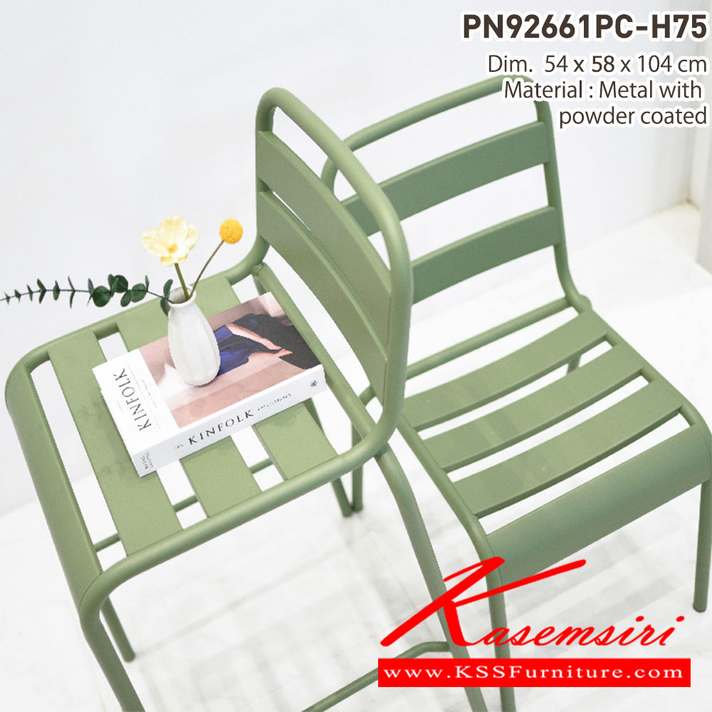 64042::PN92661PC-H75::เก้าอี้บาร์เหล็ก มีพนักพิงนั่งสบาย ใช้กับโต๊ะสูง เค้าเตอร์บาร์สูง เหมาะกับการใช้งานภายในอาคาร ดีไซน์สวย เคลื่อนย้ายง่าย ทนทาน น้ำหนักเบา ใช้งานได้กับทุกห้องในบ้าน หรือใช้ที่ร้านอาหาร ร้านกาแฟก็ได้ ขาเก้าอี้มีจุกยางรองกัน ไพรโอเนีย เก้าอี้บาร์