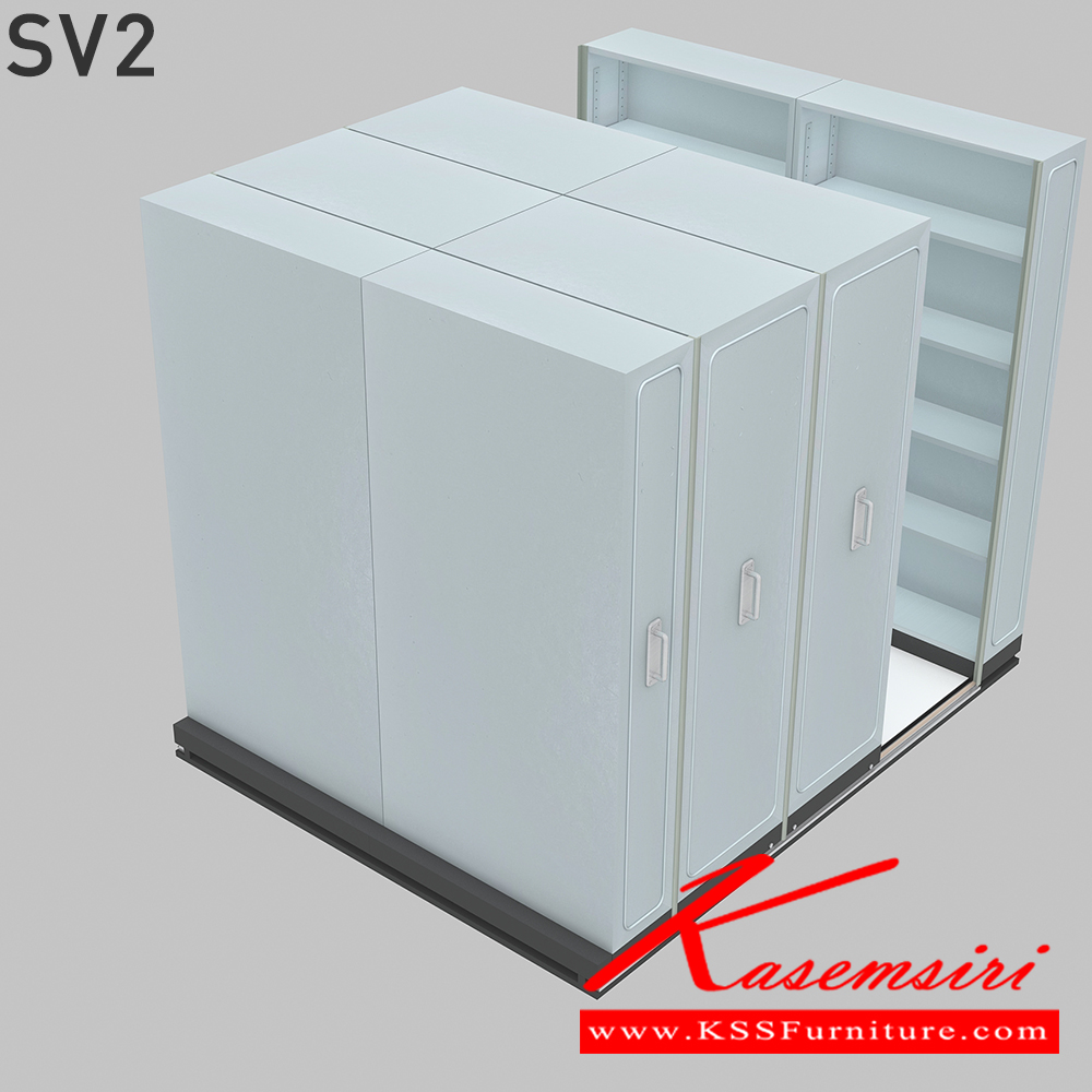 46049::CPT::A NAT steel cabinet with sliding tracks. Single Dimension (WxDxH) cm : 91.4x35.5x221. Twin Dimension : 91.4x61.2x221 Metal Cabinets เซฟ  เซฟ 