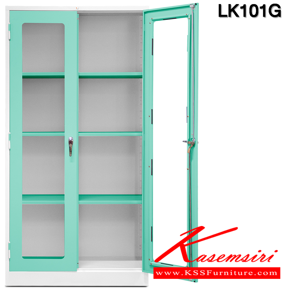 00079::LK-101::A Taiyo metal cabinet with 2 thick doors. Dimension (WxDxH) cm : 91.4x45.7x183. Available in Medium Grey only. TAIYO Steel Cabinets