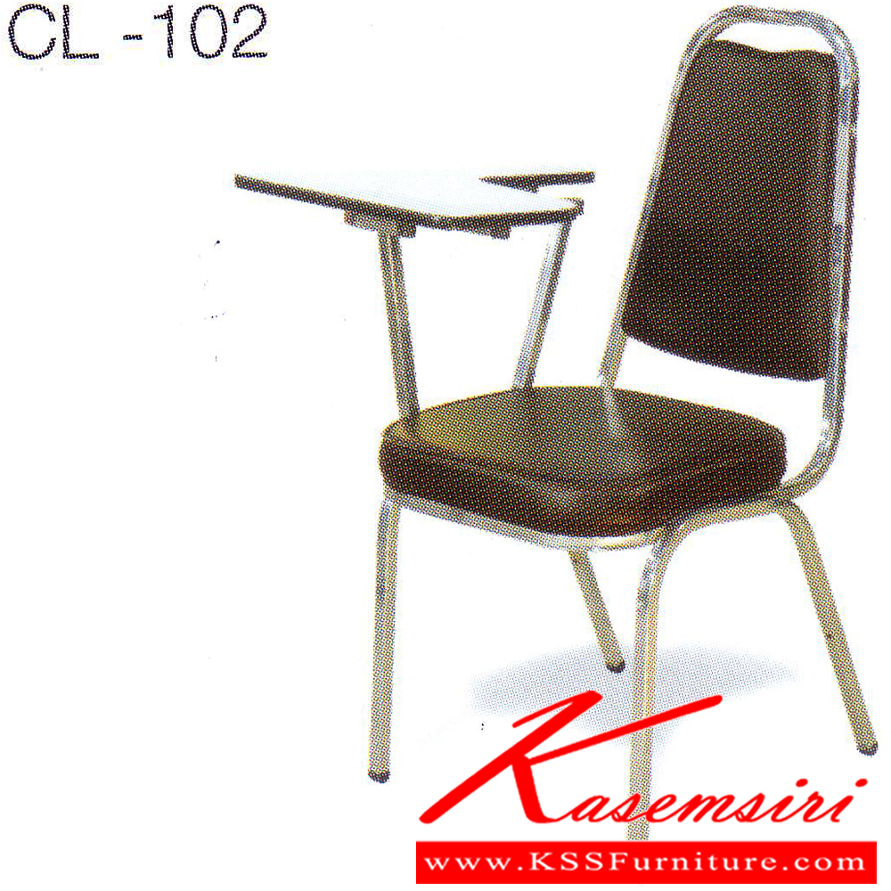 36047::CL-102::A Tokai CL-102 series lecture hall chair.