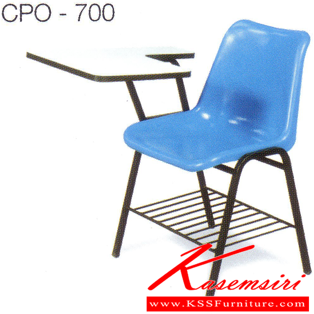 18016::CPO-700::A Tokai CPO-700 series lecture hall chair.