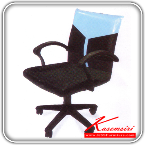 70024::TK-36::A Tokai office chair with PVC leather seat and plastic base, hydraulic adjustable. Dimension (WxDxH) cm : 56x50x90